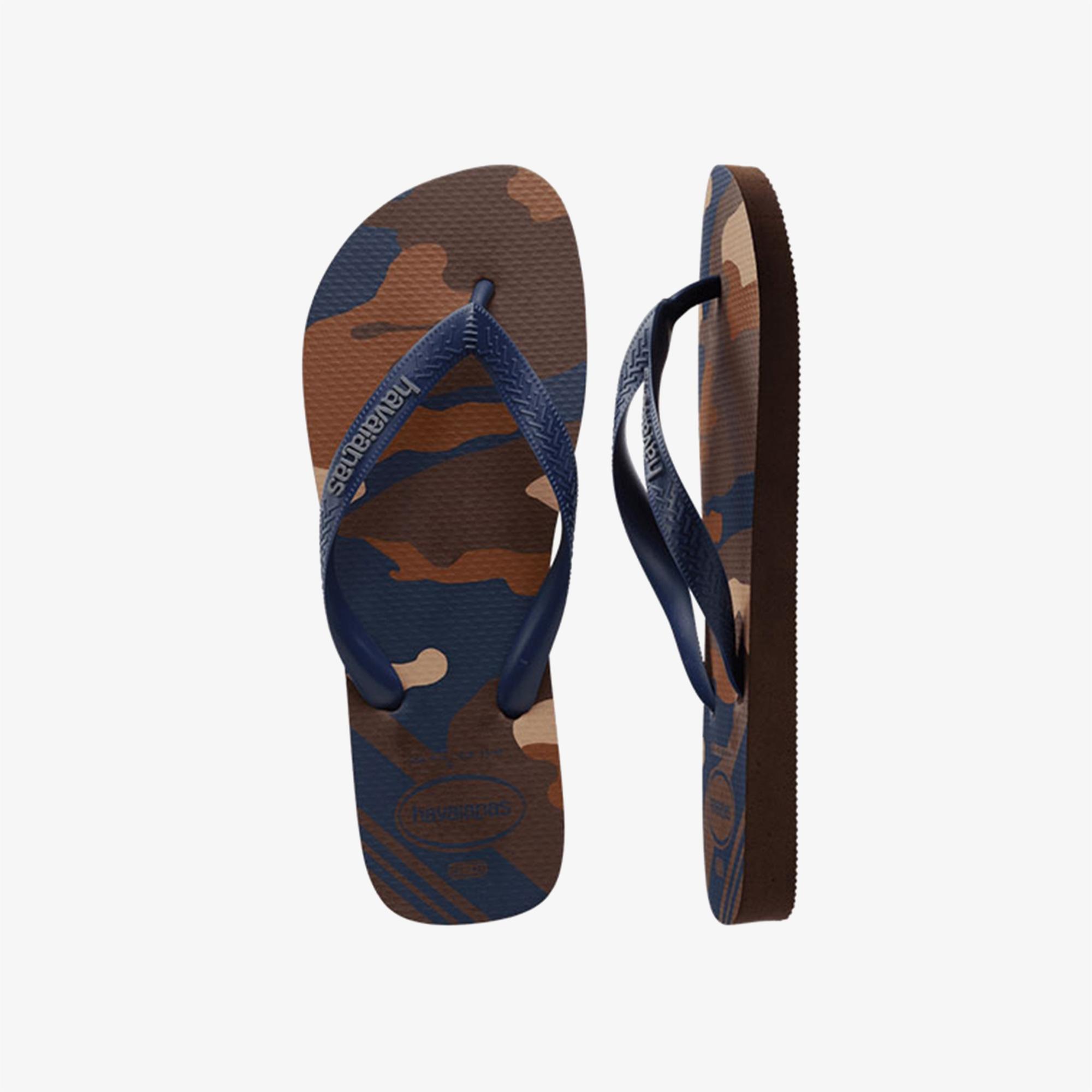 Havaianas Kamuflaj Erkek Kahverengi Terlik