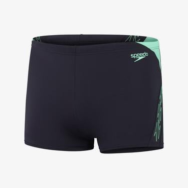  Speedo Hyperboom Aquashort Erkek Lacivert Yüzücü Mayosu