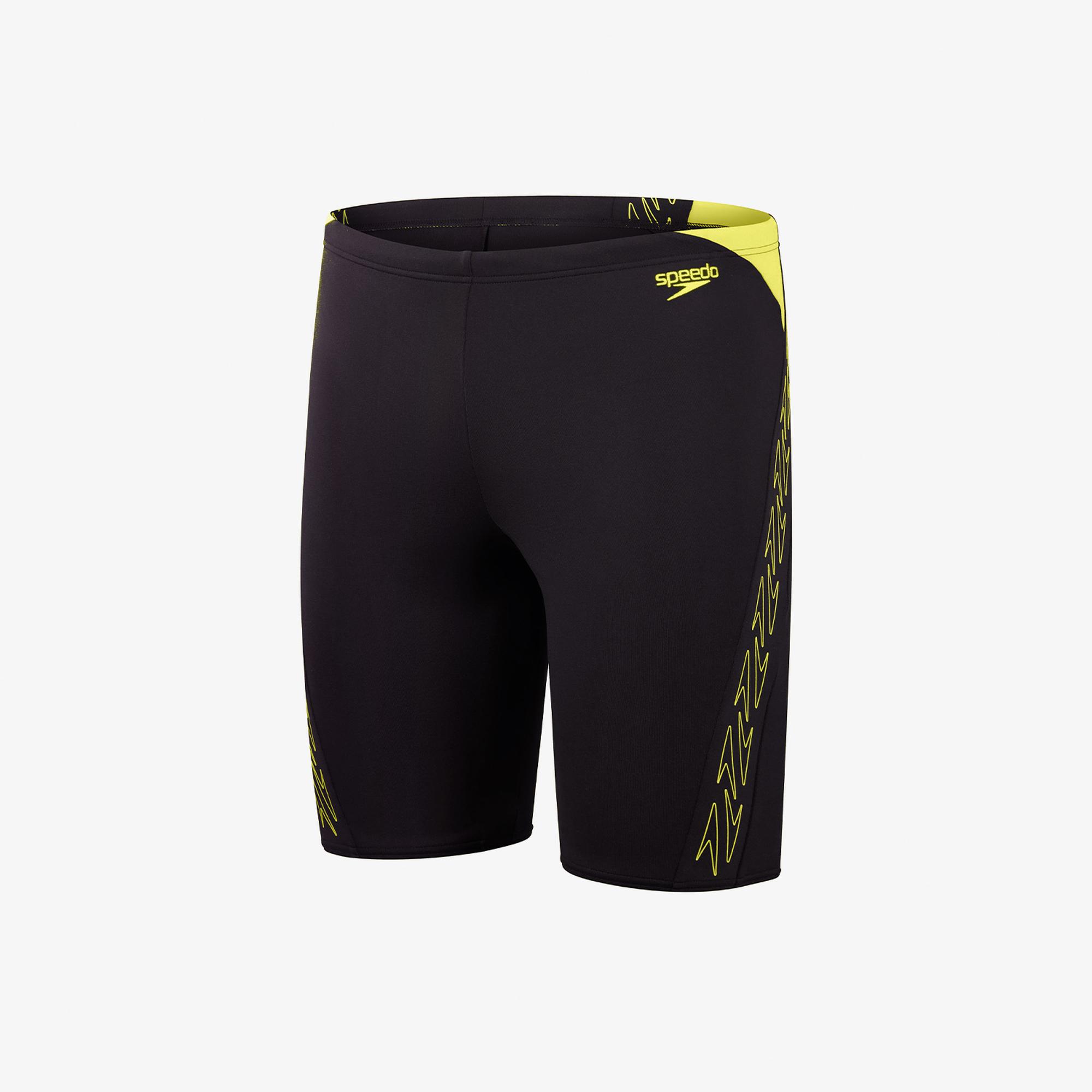 Speedo Hyperboom Splice Jammer Erkek Siyah Yüzücü Mayosu