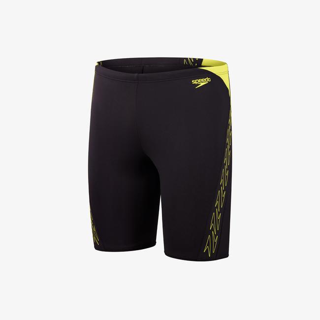  Speedo Hyperboom Splice Jammer Erkek Siyah Yüzücü Mayosu