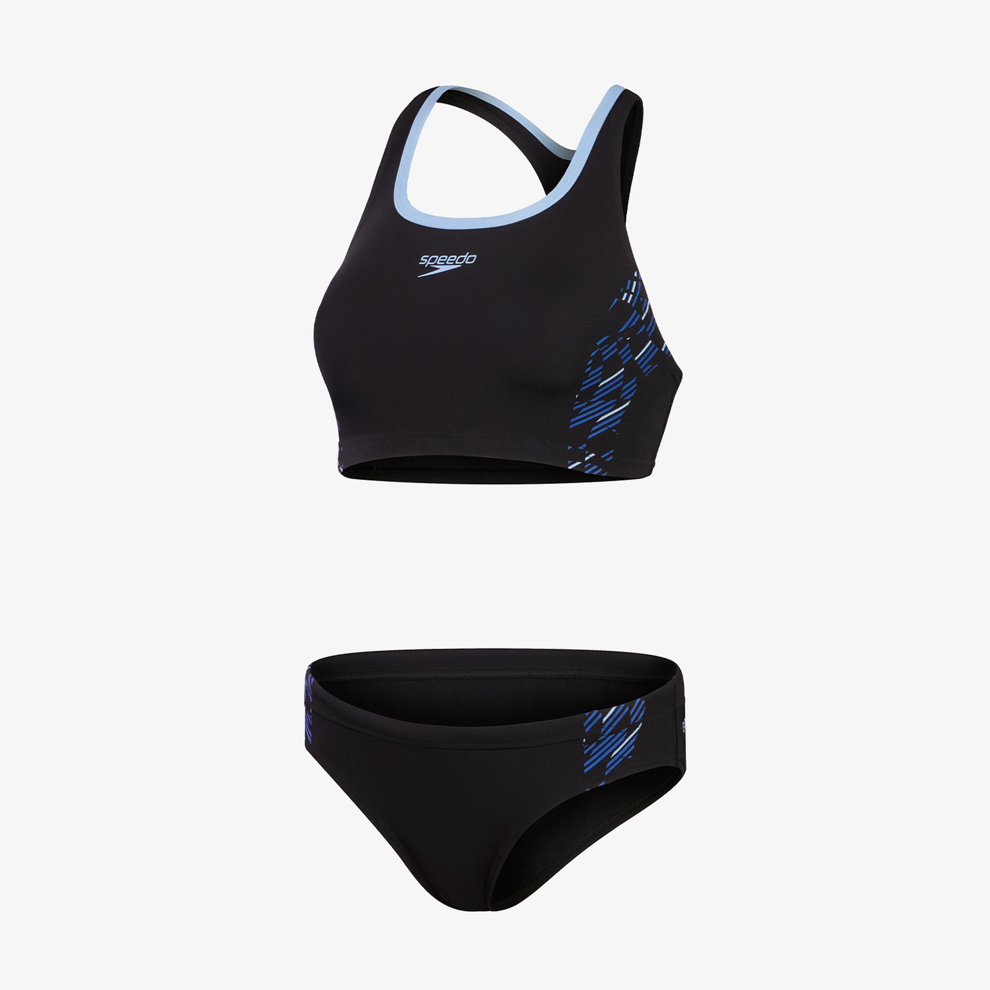 Speedo Placement 2 Piece Kadın Siyah Bikini