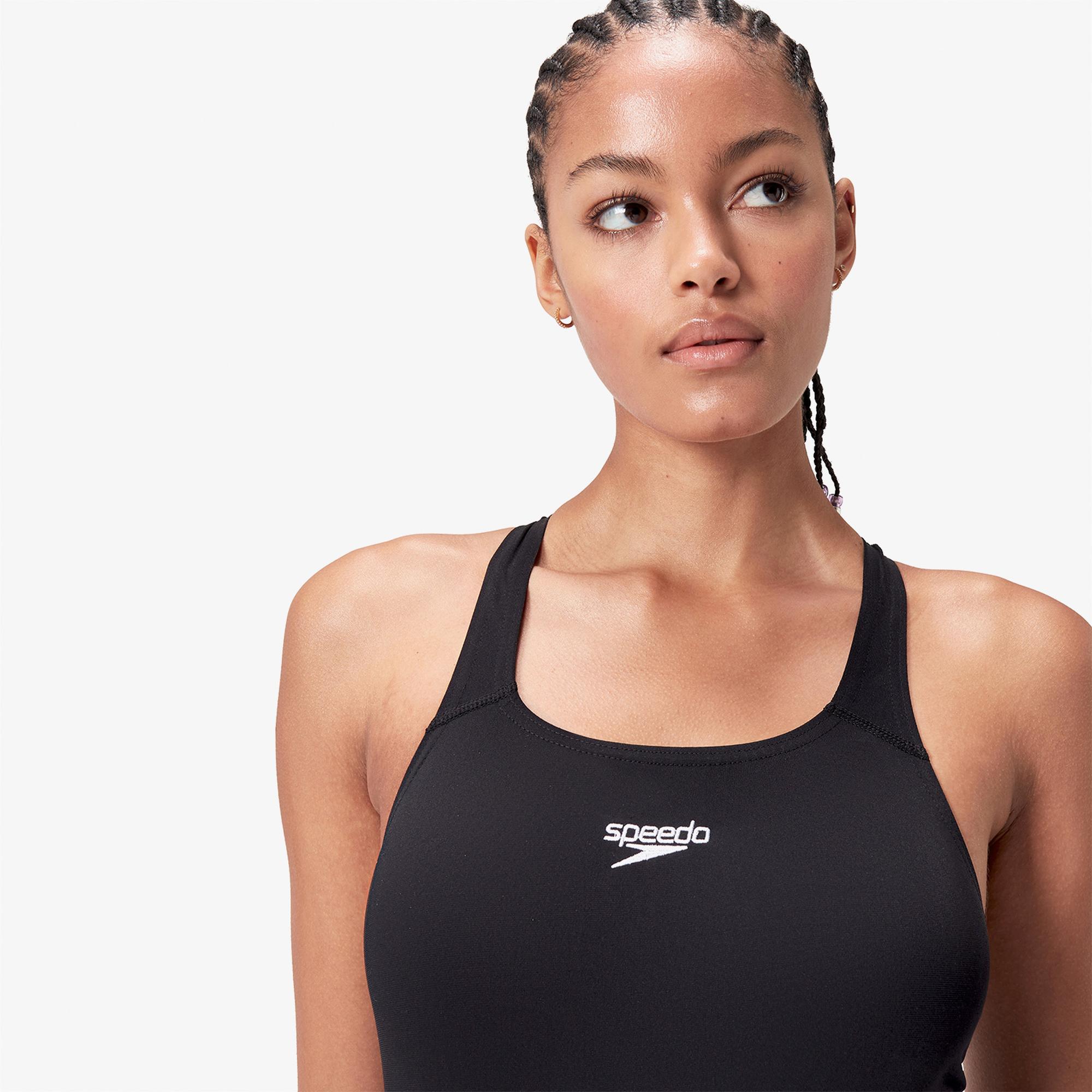 Speedo Eco Endurance+ Kadın Siyah Yüzücü Mayosu