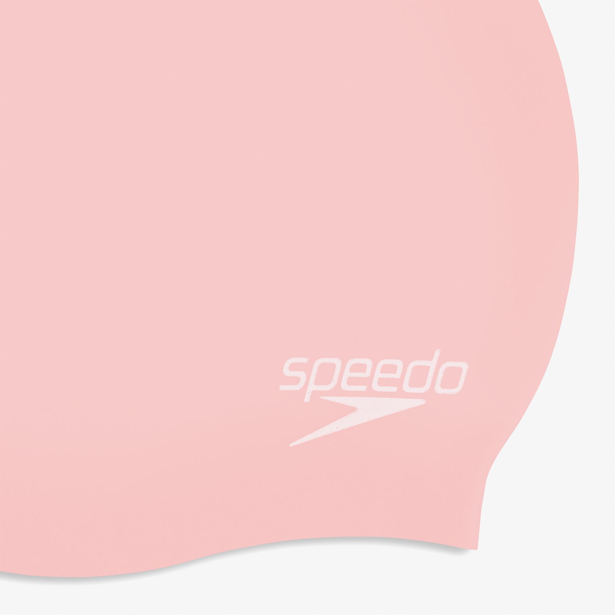 Speedo Moulded Silicon Unisex Pembe Yüzücü Bonesi