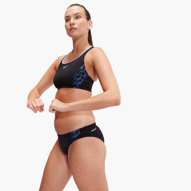  Speedo Placement 2 Piece Kadın Siyah Bikini