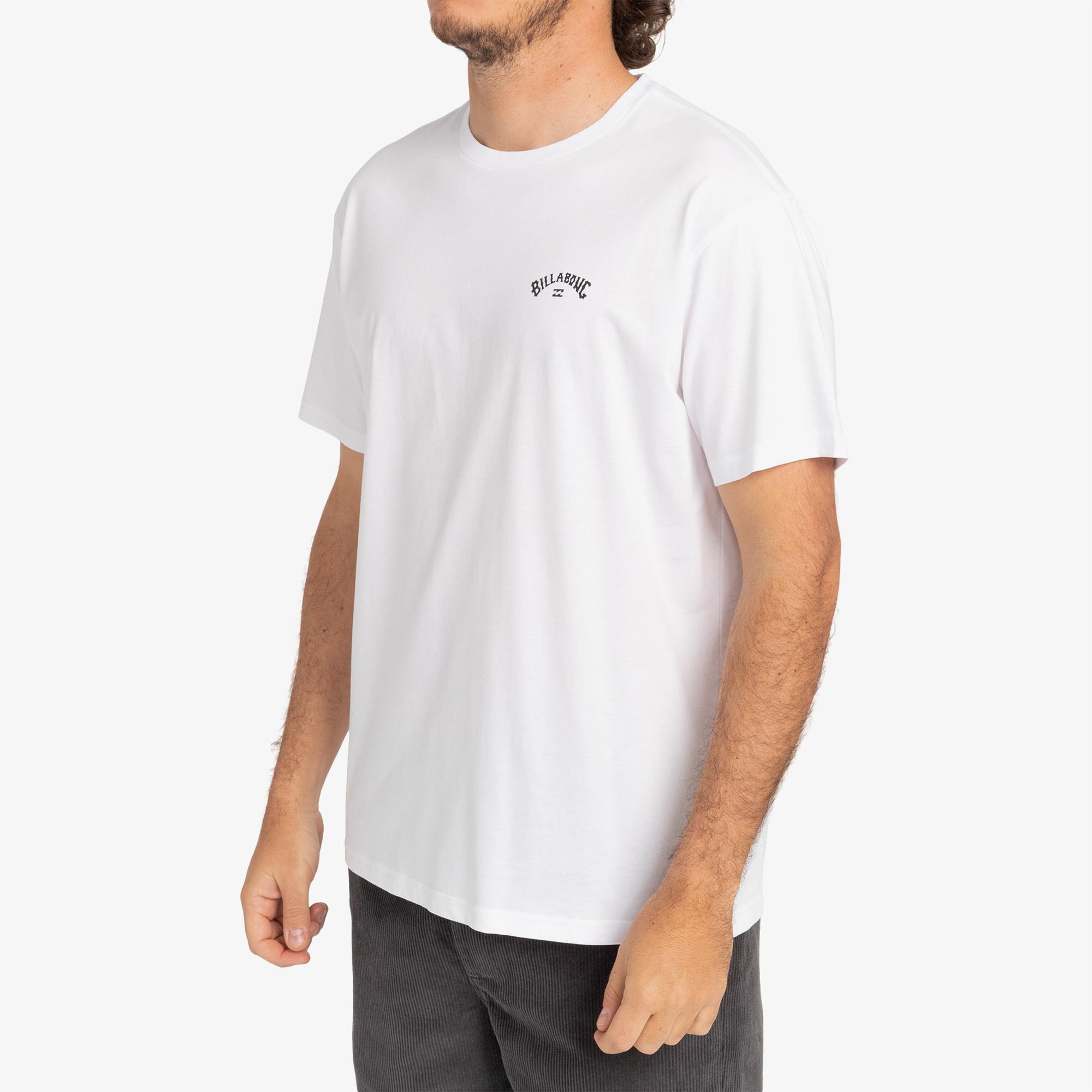 Billabong Arch Wave Erkek Beyaz Günlük T-Shirt