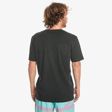  Quiksilver Mini Logo Erkek Siyah Günlük T-Shirt