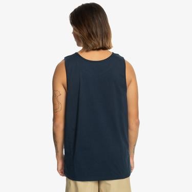  Quiksilver Camp Logo Tank Erkek Lacivert Günlük Atlet