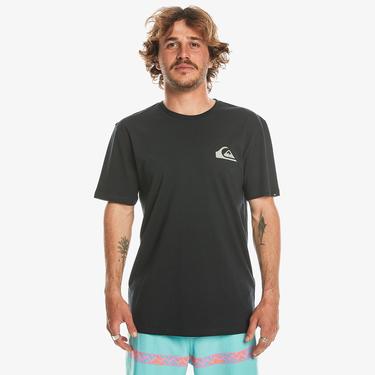  Quiksilver Mini Logo Erkek Siyah Günlük T-Shirt