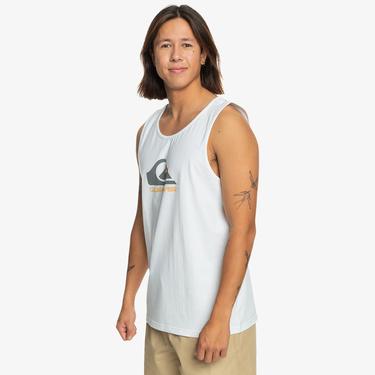  Quiksilver Camp Logo Tank Erkek Beyaz Günlük Atlet