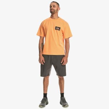  Quiksilver Backflash Erkek Turuncu Günlük T-Shirt