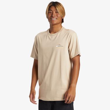  Quiksilver Step Up Erkek Kahverengi Günlük T-Shirt