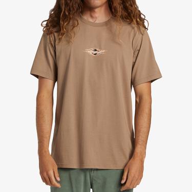  Billabong Tall Tale Erkek Kahverengi Günlük T-Shirt