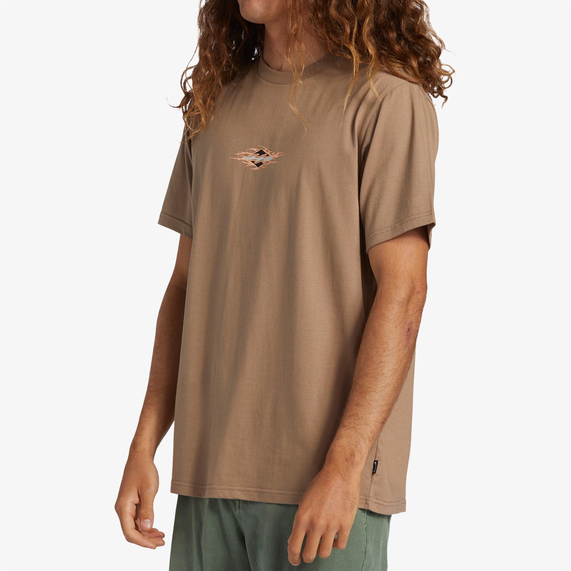 Billabong Tall Tale Erkek Kahverengi Günlük T-Shirt