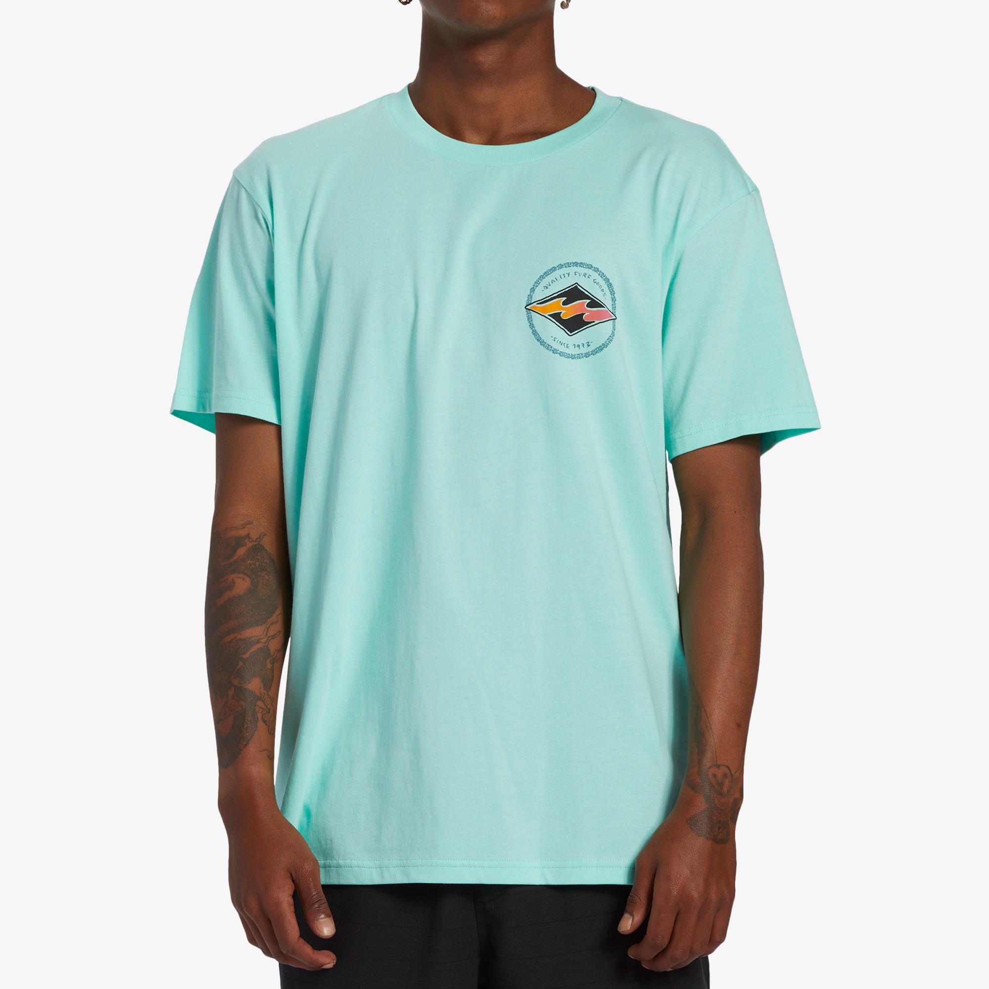 Billabong Rotor Diamond Erkek Yeşil Günlük T-Shirt