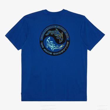  Billabong Connection Erkek Mavi Günlük T-Shirt