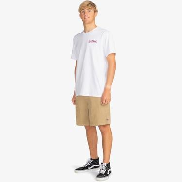  Billabong Dreamy Place Erkek Beyaz Günlük T-Shirt