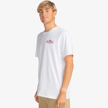  Billabong Dreamy Place Erkek Beyaz Günlük T-Shirt