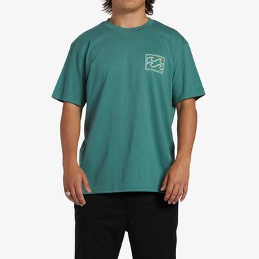  Billabong Crayon Wave Erkek Yeşil Günlük T-Shirt