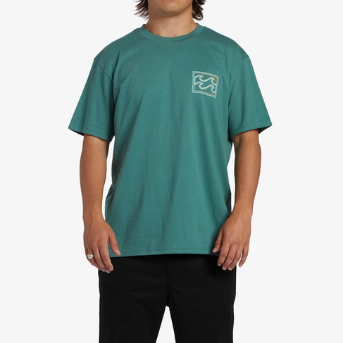  Billabong Crayon Wave Erkek Yeşil Günlük T-Shirt
