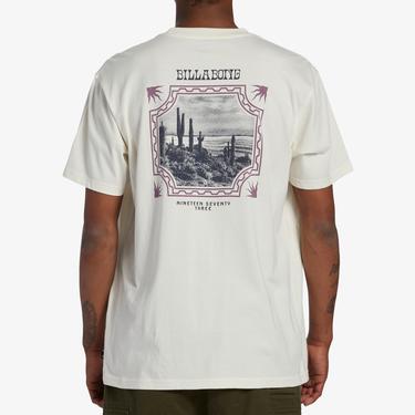  Billabong Crossed Up Erkek Bej Günlük T-Shirt