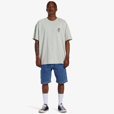  Billabong Enter The Drago Erkek Gri Günlük T-Shirt