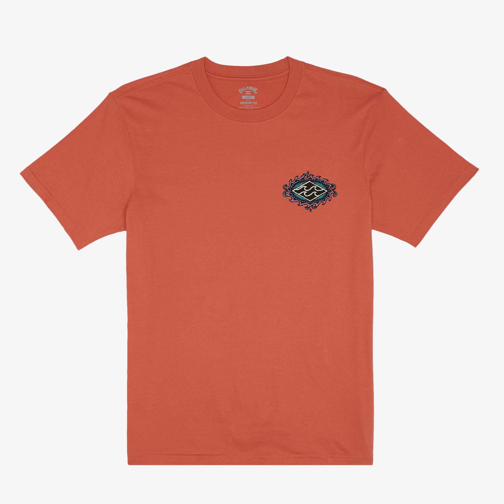 Billabong Crayon Wave Erkek Kahverengi Günlük T-Shirt