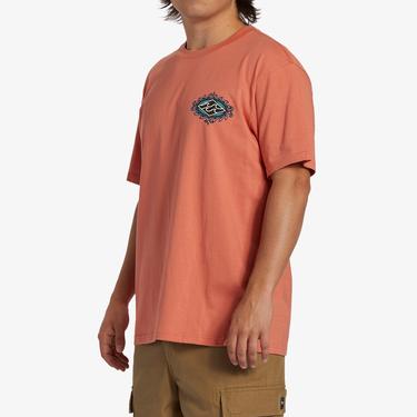  Billabong Crayon Wave Erkek Kahverengi Günlük T-Shirt