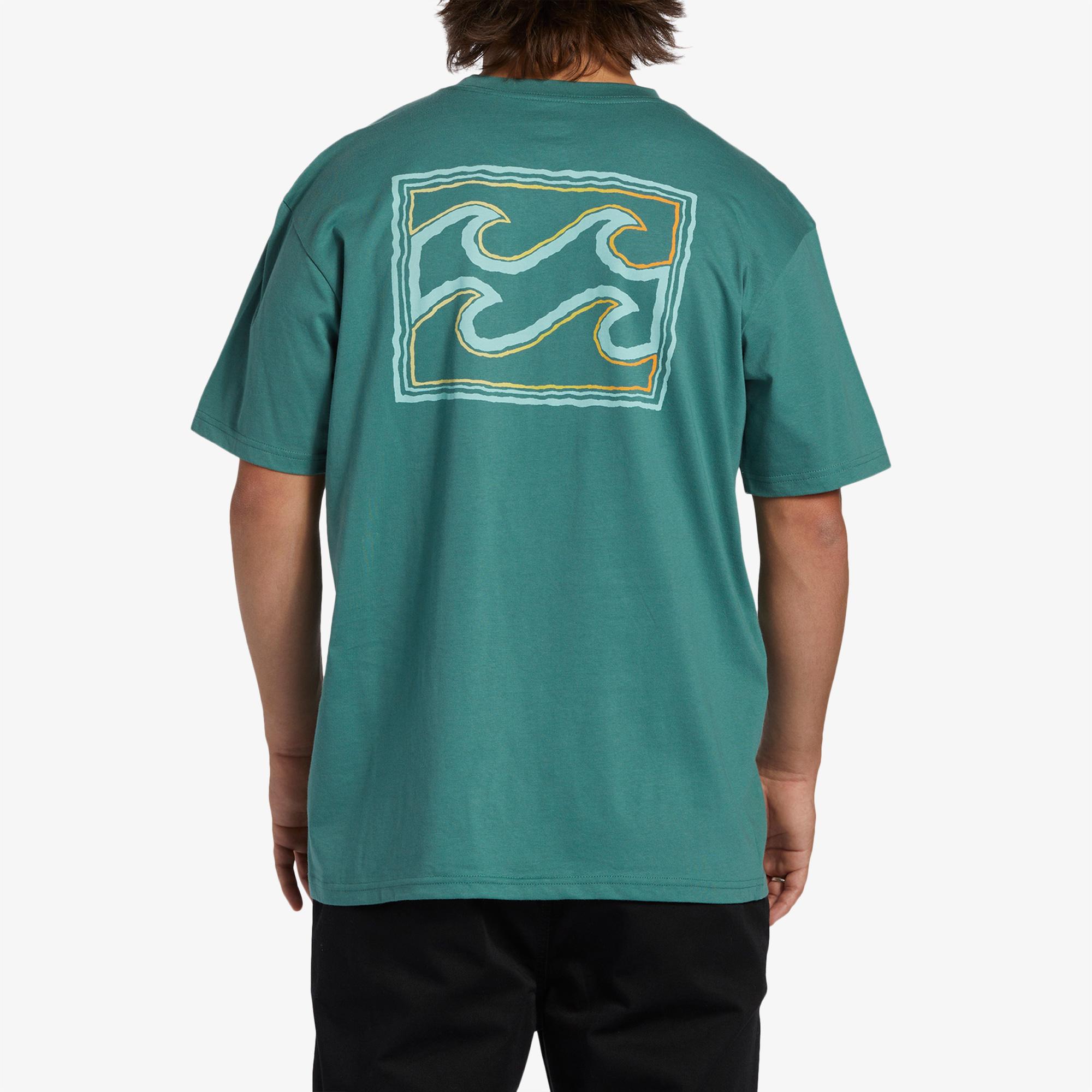 Billabong Crayon Wave Erkek Yeşil Günlük T-Shirt