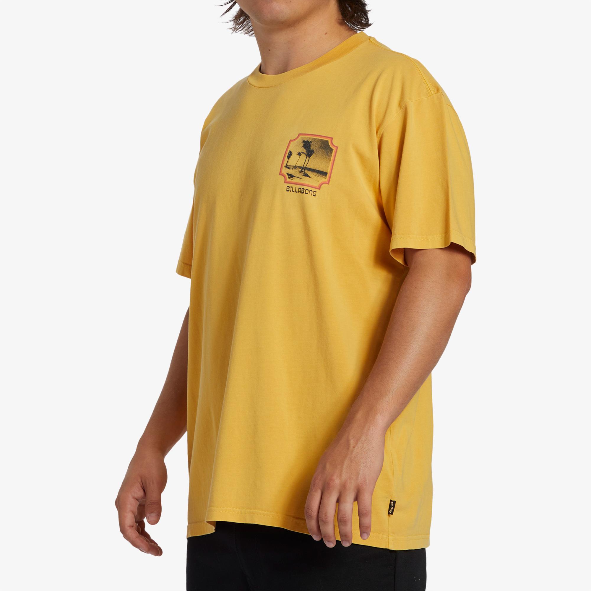 Billabong Reflections Erkek Sarı Günlük T-Shirt