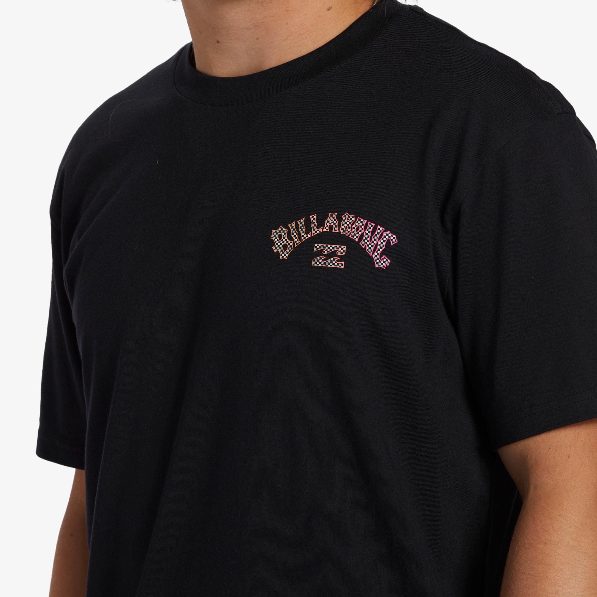 Billabong Arch Fill Erkek Siyah Günlük T-Shirt
