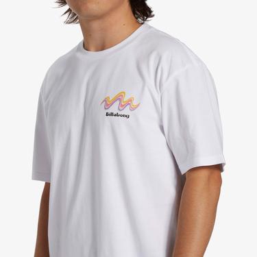  Billabong Segment Erkek Beyaz Günlük T-Shirt