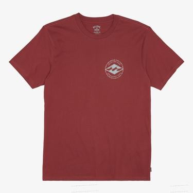  Billabong Rotor Diamond Erkek Kırmızı Günlük T-Shirt