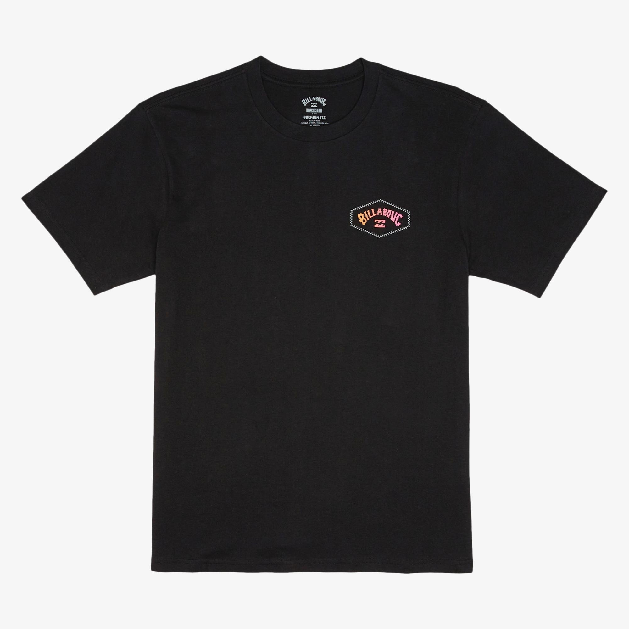 Billabong Exit Arch Erkek Siyah Günlük T-Shirt