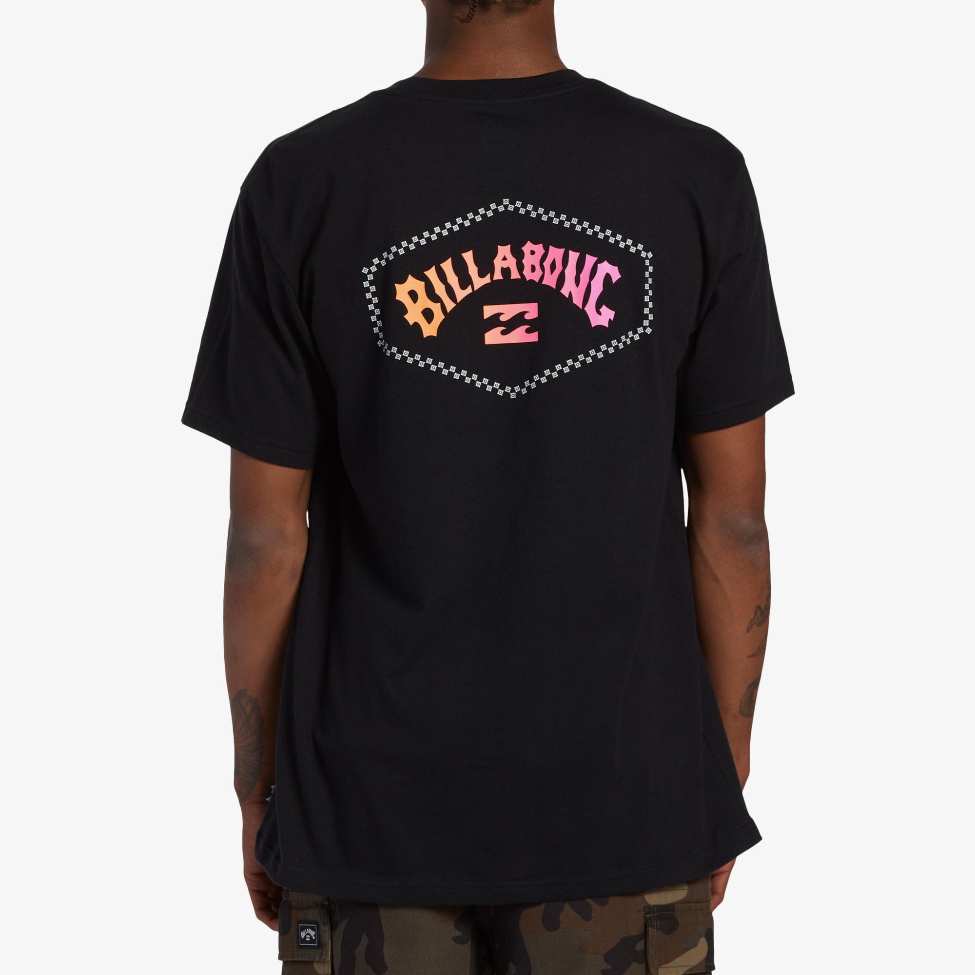 Billabong Exit Arch Erkek Siyah Günlük T-Shirt