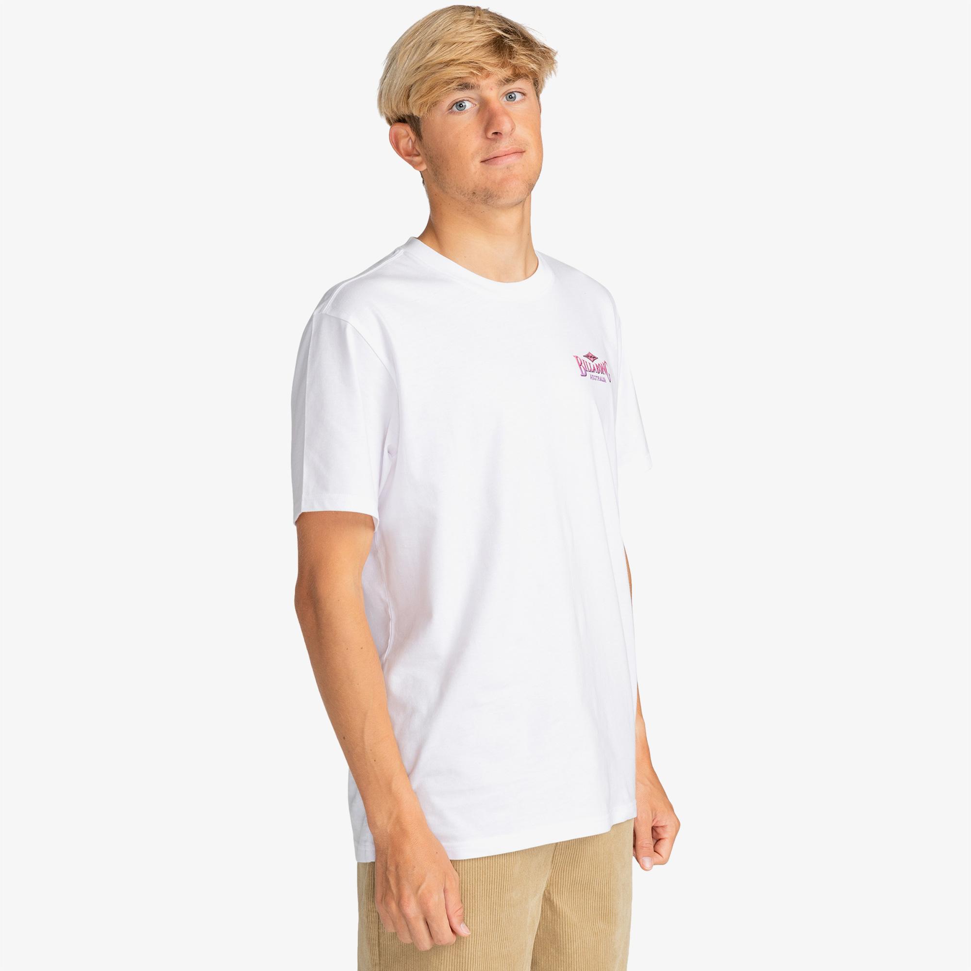 Billabong Dreamy Place Erkek Beyaz Günlük T-Shirt