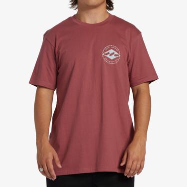  Billabong Rotor Diamond Erkek Kırmızı Günlük T-Shirt