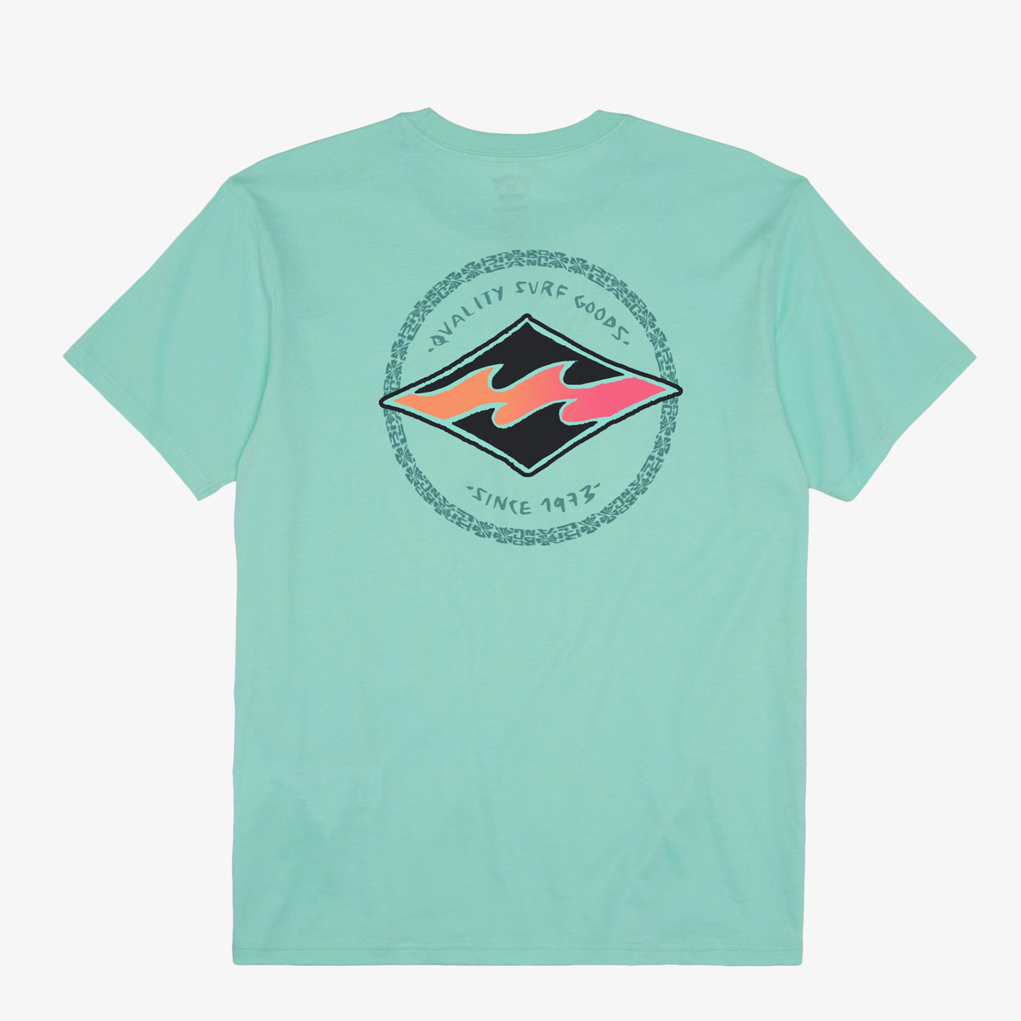 Billabong Rotor Diamond Erkek Yeşil Günlük T-Shirt