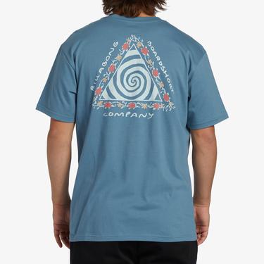  Billabong Tall Tale Erkek Mavi Günlük T-Shirt