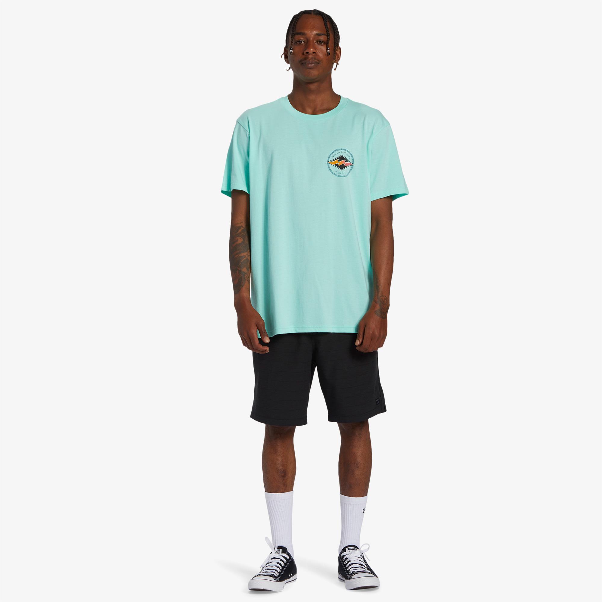 Billabong Rotor Diamond Erkek Yeşil Günlük T-Shirt