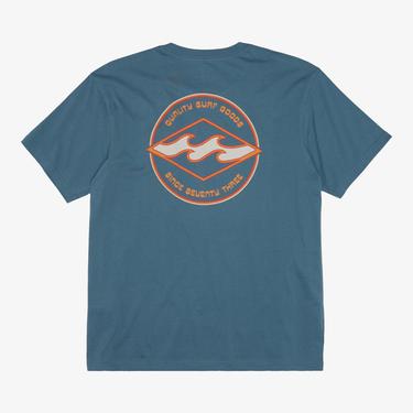  Billabong Rotor Diamond Erkek Mavi Günlük T-Shirt