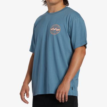  Billabong Rotor Diamond Erkek Mavi Günlük T-Shirt