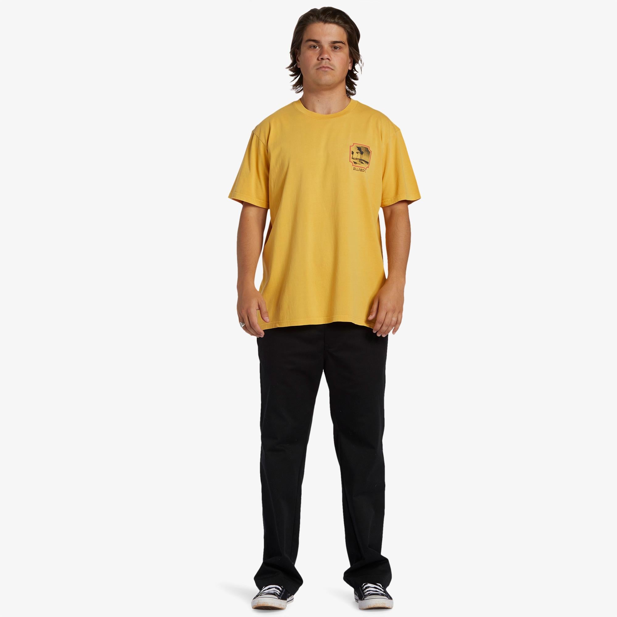 Billabong Reflections Erkek Sarı Günlük T-Shirt