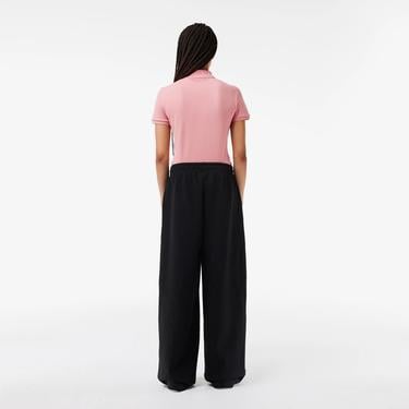  Lacoste Flare Fit Kadın Siyah Eşofman Altı