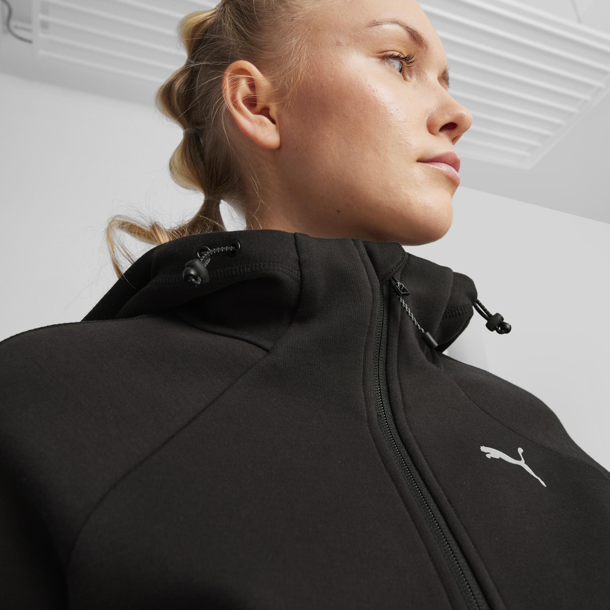 Puma Evostripe Fz Kadın Siyah Günlük Sweatshirt