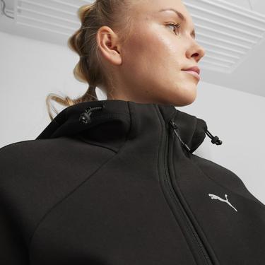  Puma Evostripe Fz Kadın Siyah Günlük Sweatshirt