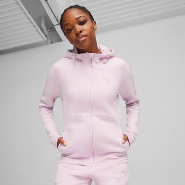  Puma Evostripe Fz Kadın Mor Günlük Sweatshirt