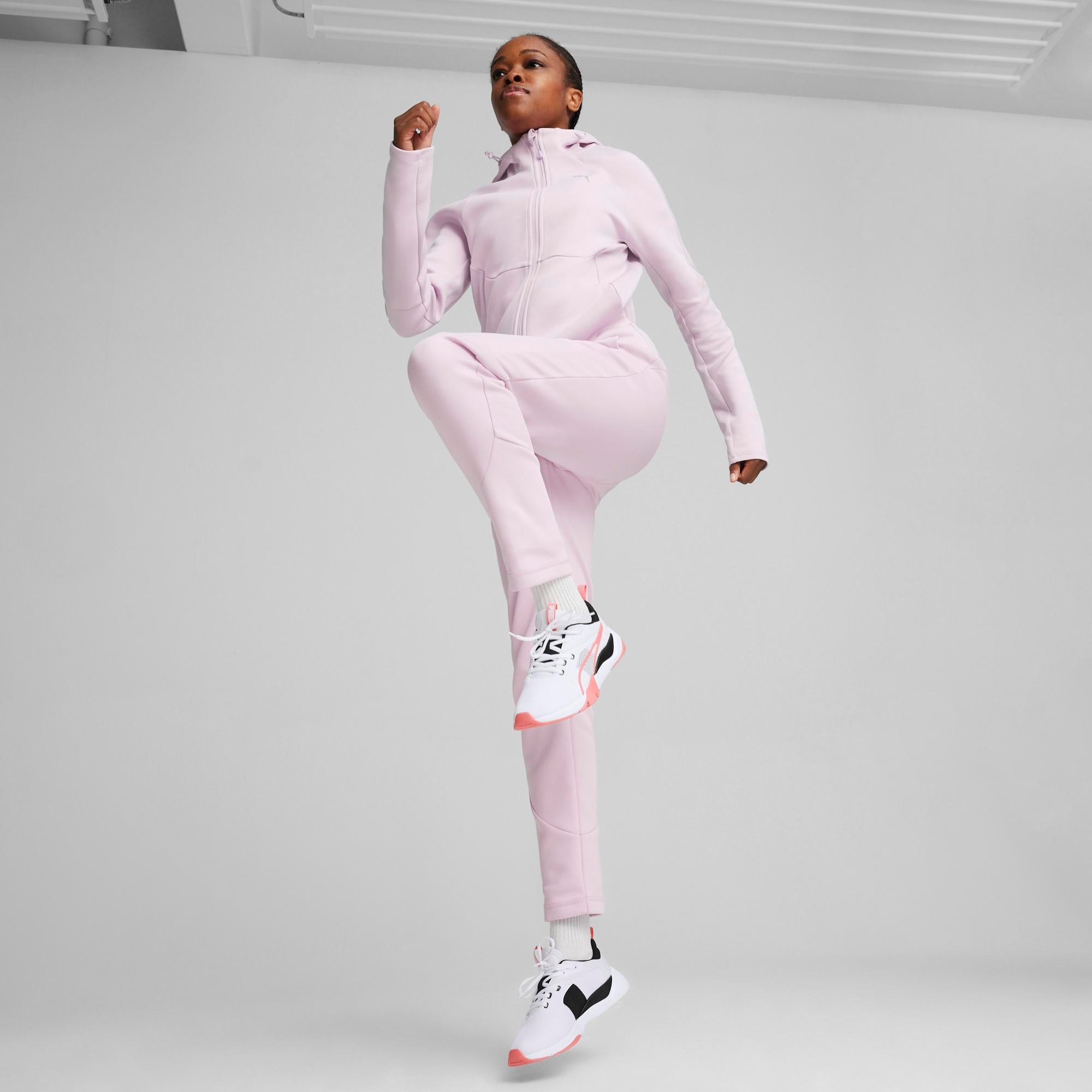 Puma Evostripe Fz Kadın Mor Günlük Sweatshirt