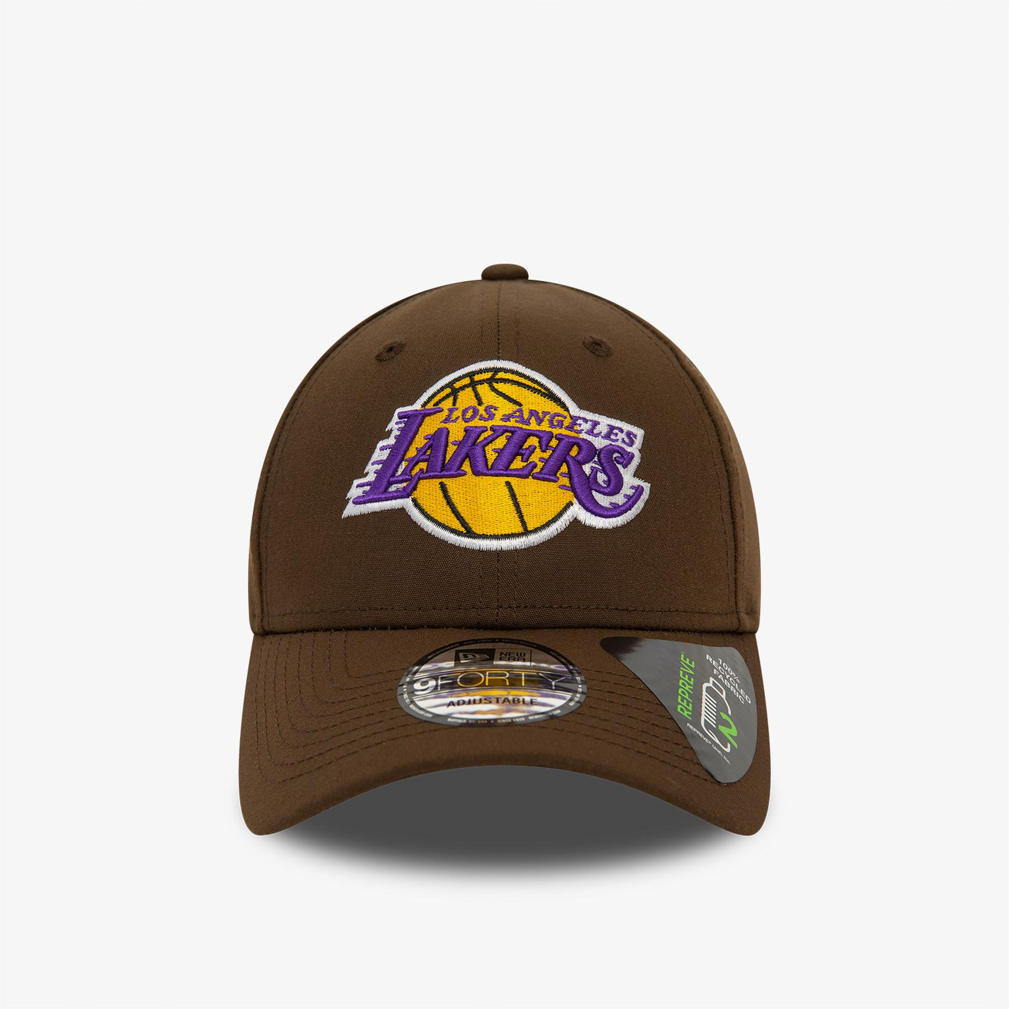 New Era Los Angeles Lakers Repreve Unisex Kahverengi Şapka