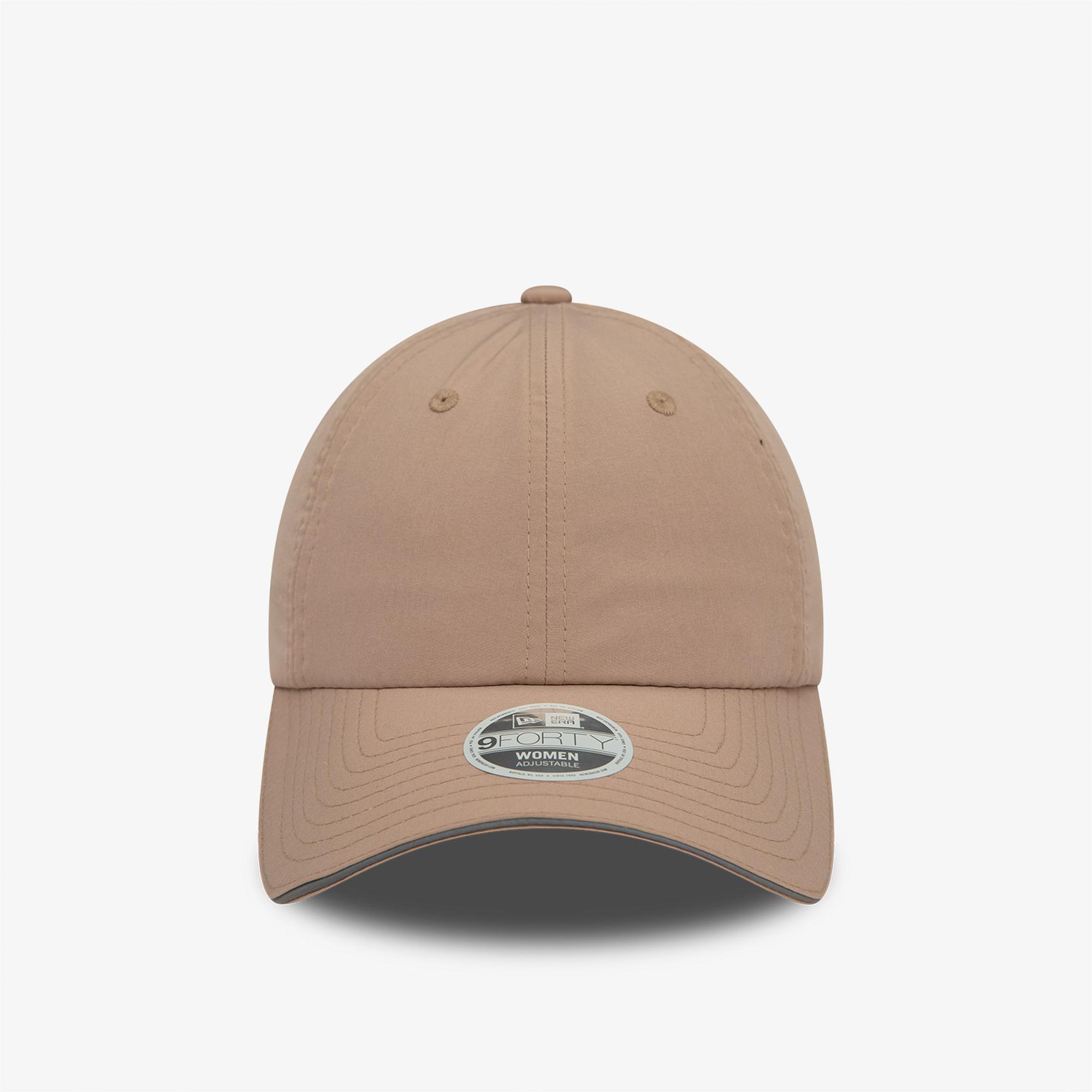 New Era Open Back Unisex Krem Şapka