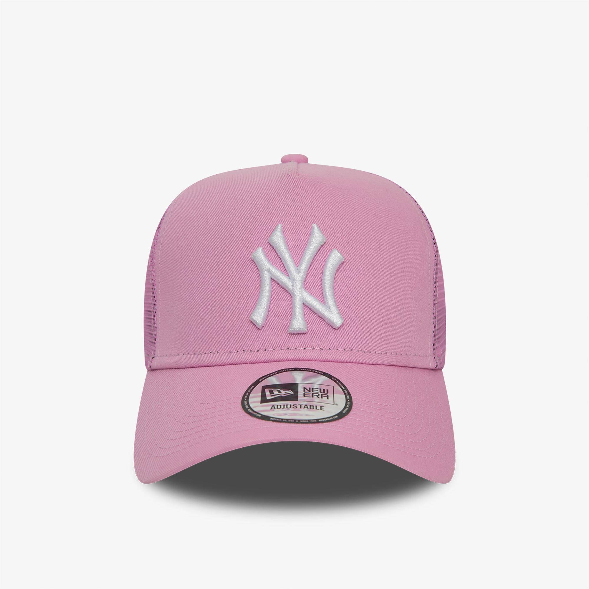 New Era New York Yankees League Essential Kadın Pembe Şapka